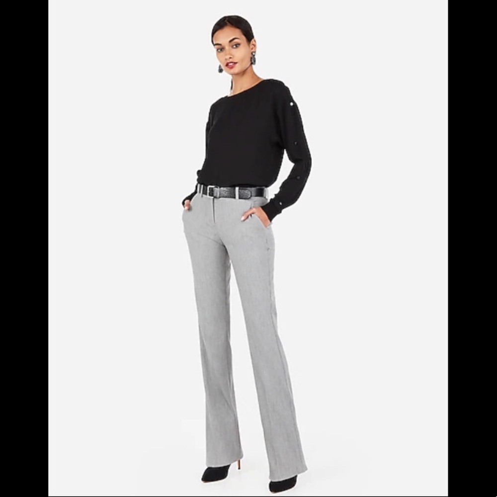 Mid Rise Barely Boot Columnist Pant